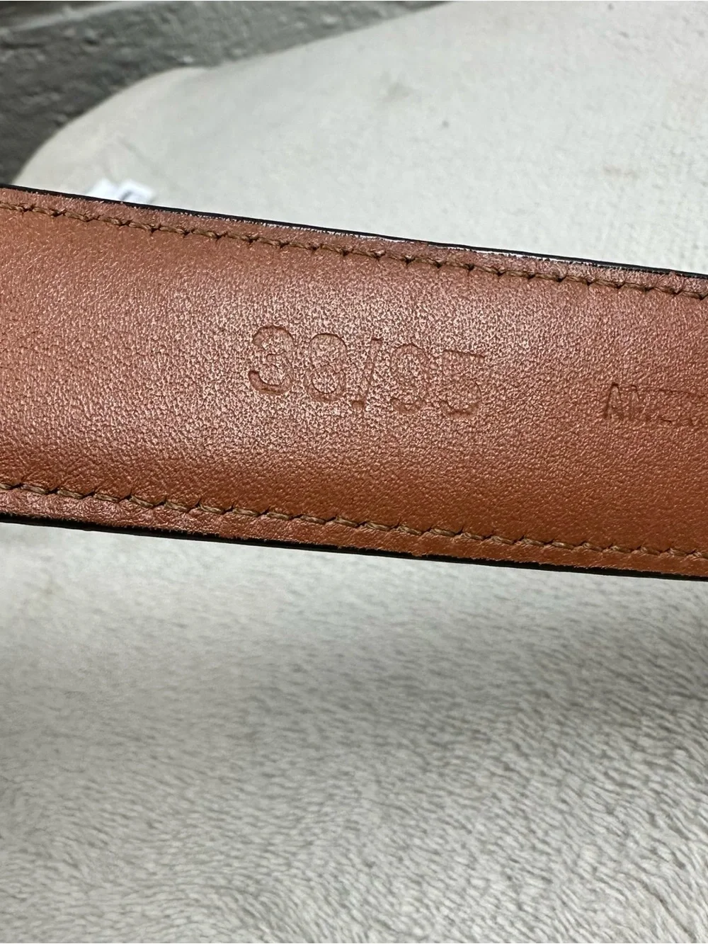 Crookhorn Genuine Alligator Leather Belt Brown Solid Brass Buckle USA